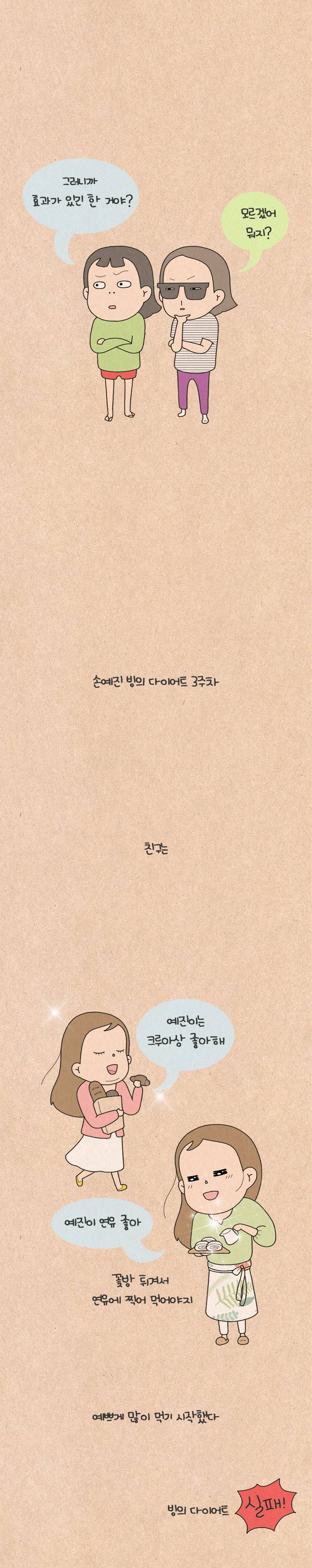 퀴퀴한 일기 111화 - 빙의 다이어트 8