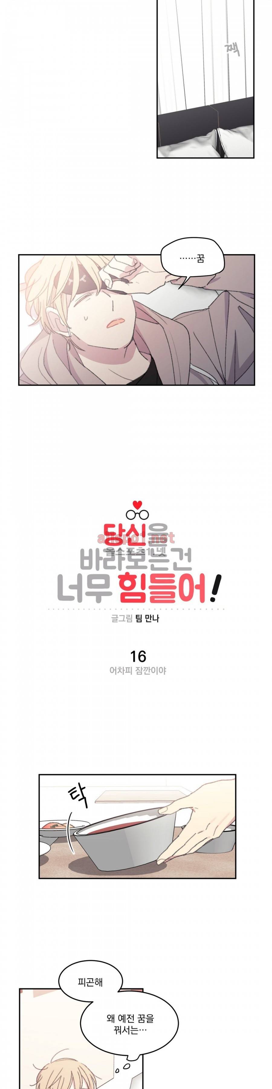 당신을 바라보는 건 너무 힘들어! 16화 3