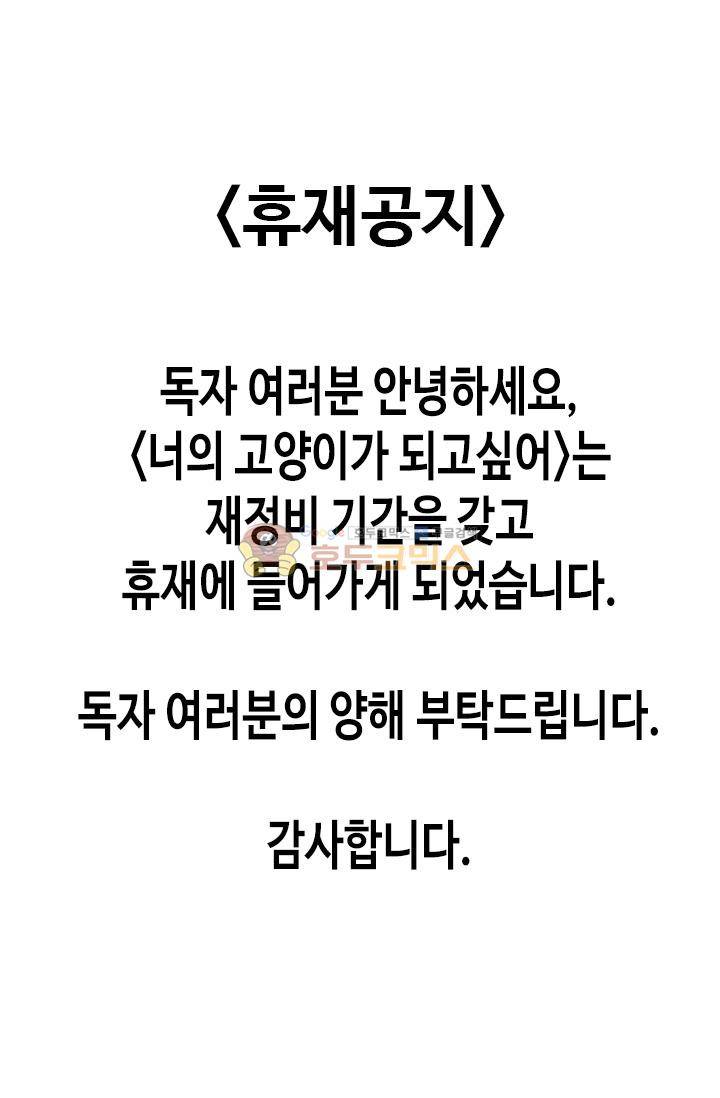 너의 고양이가 되고 싶어 - 휴재공지 1