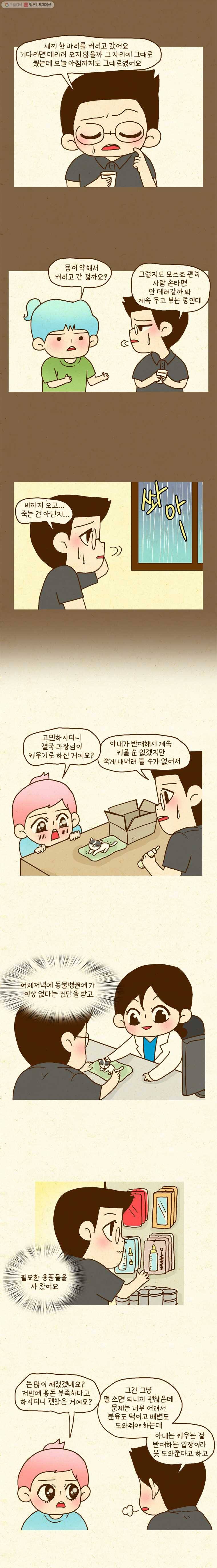 반지하셋방 76화 고양이 해피 2