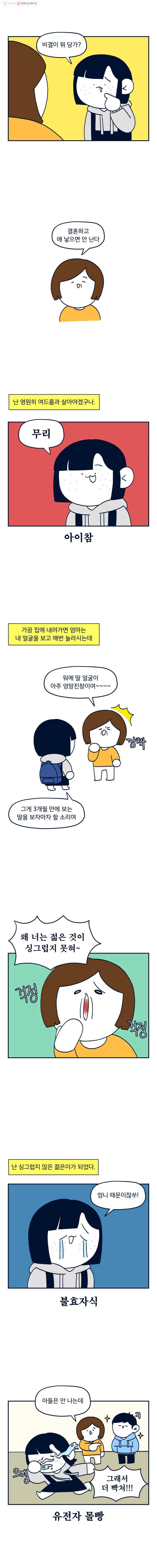 슬프게도 이게 내 인생 14화 여드름쟁이의 고충 2