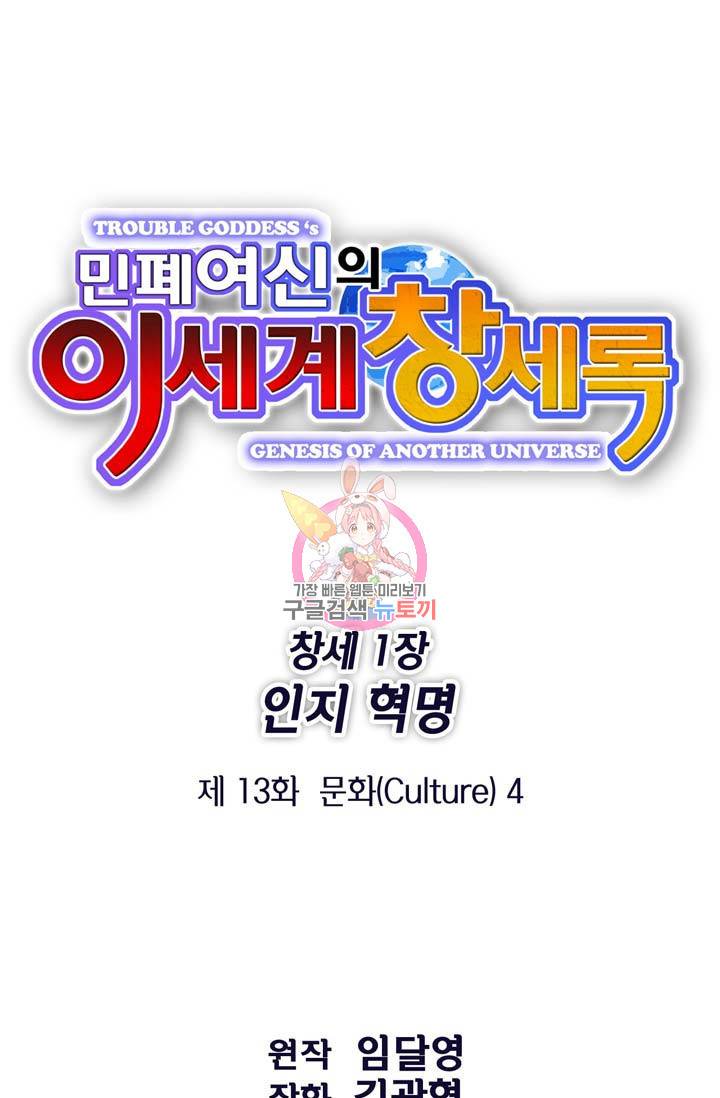 민폐 여신의 이세계 창세록 제 13화. 문화 (4) 1