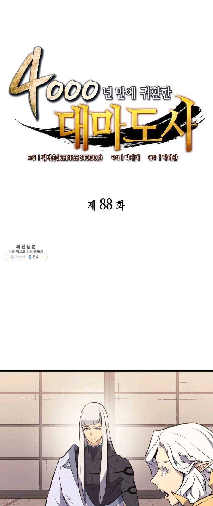 4000년 만에 귀환한 대마도사 88화 1