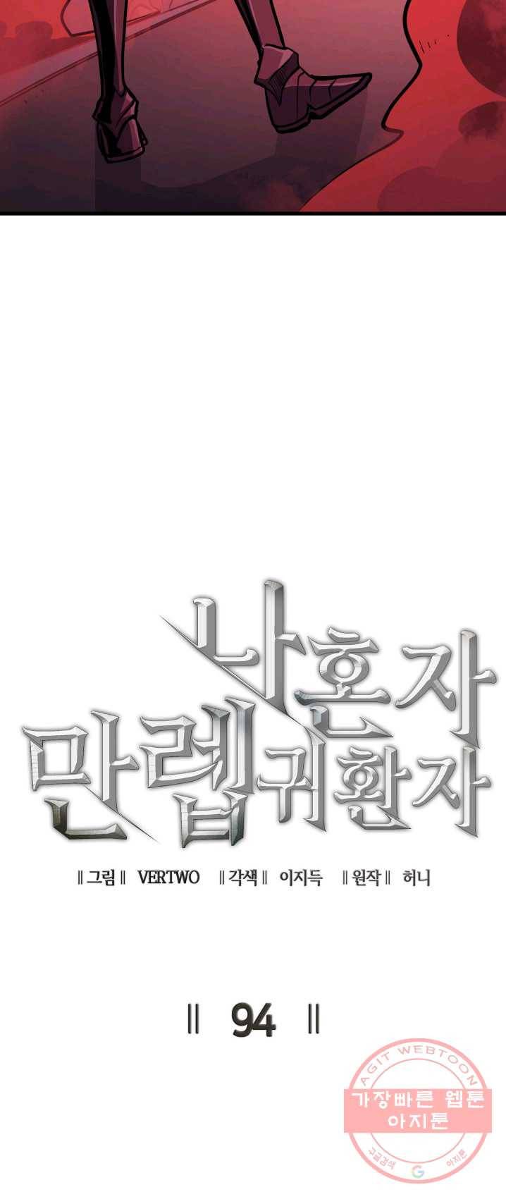 나 혼자 만렙 귀환자 94화 2