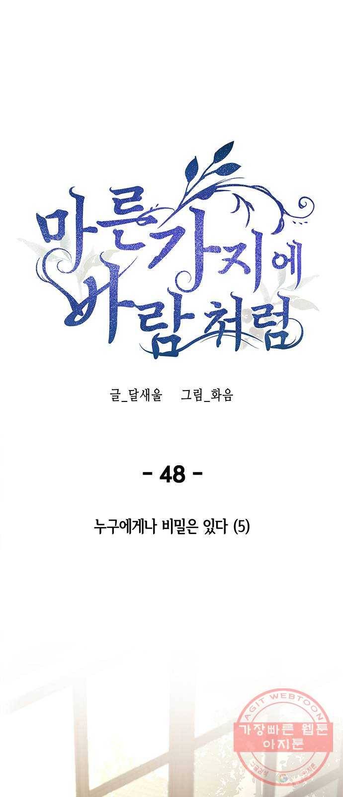 마른 가지에 바람처럼 48화 누구에게나 비밀은 있다 (5) 1