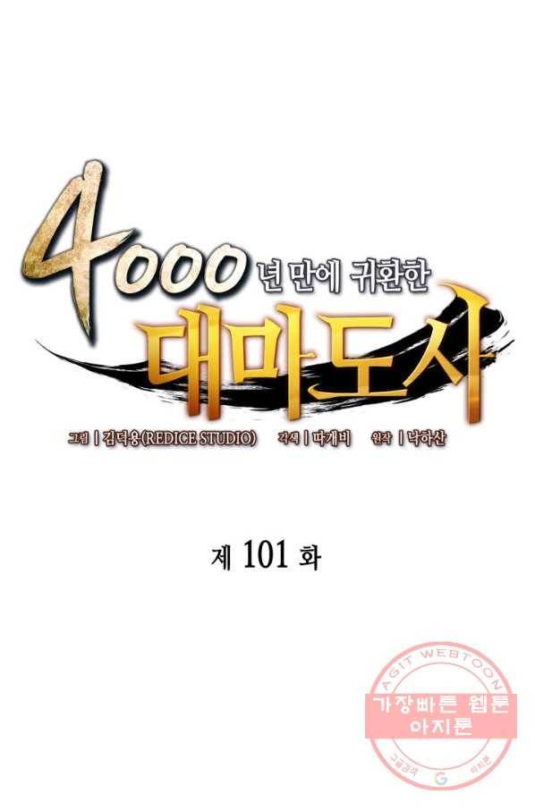 4000년 만에 귀환한 대마도사 101화 1