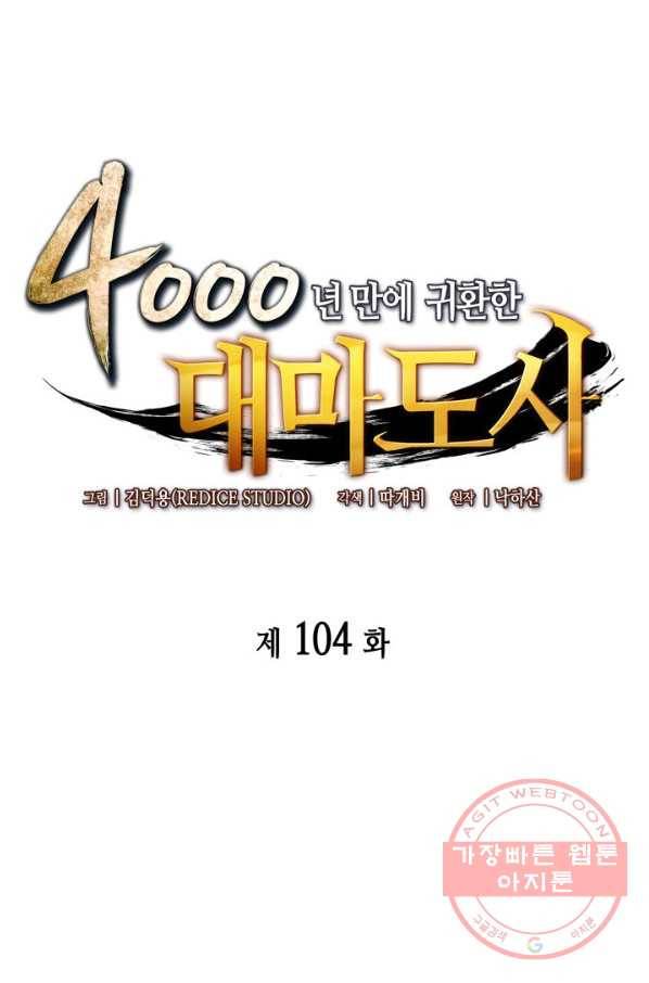4000년 만에 귀환한 대마도사 104화 1