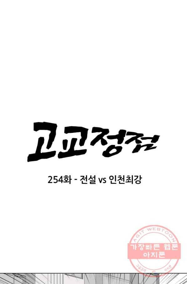 고교정점 254화 전설 VS 인천 최강 7