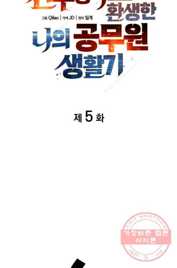 전투종족으로 환생한 나의 공무원 생활기 5화 4