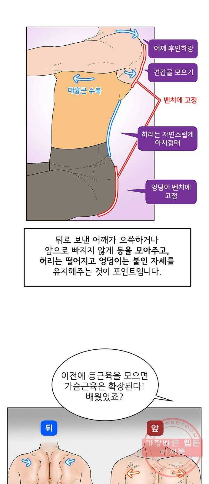 여성전용헬스장 진달래짐 59화: 해보자! 벤치프레스(기초) 7