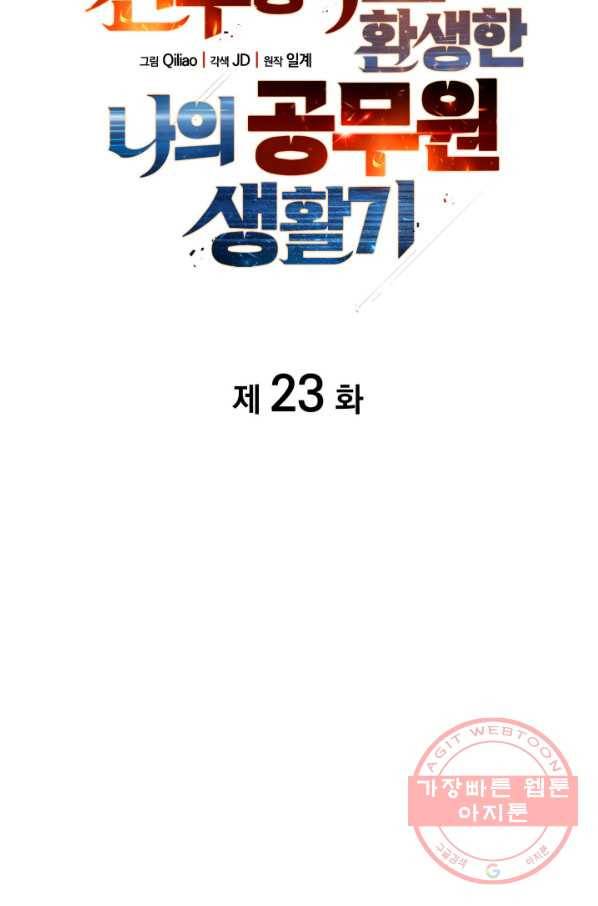 전투종족으로 환생한 나의 공무원 생활기 23화 17