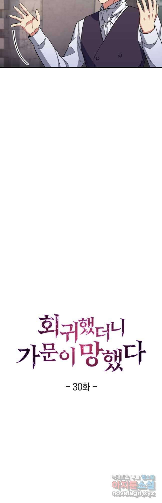 회귀했더니 가문이 망했다 30화 11