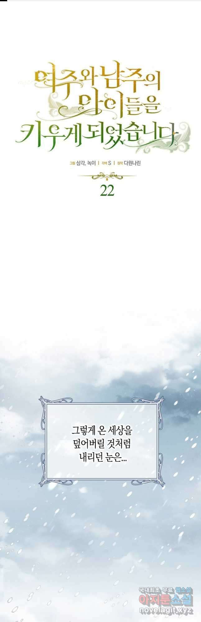 여주와 남주의 아이들을 키우게 되었습니다 22화 1