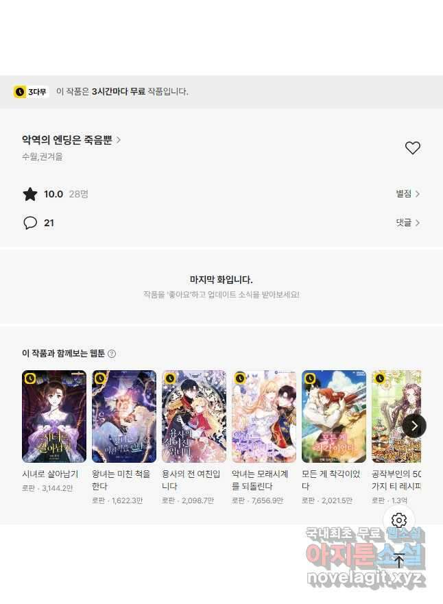 악역의 엔딩은 죽음뿐 149화 37