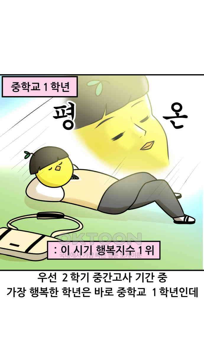 K학원 생존기 53화 - 2학기 중간고사를 대하는 자세(중학생ver) 4
