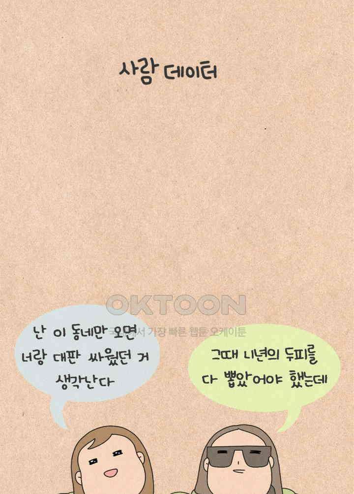 퀴퀴한 일기 ＃392．사람데이터 3