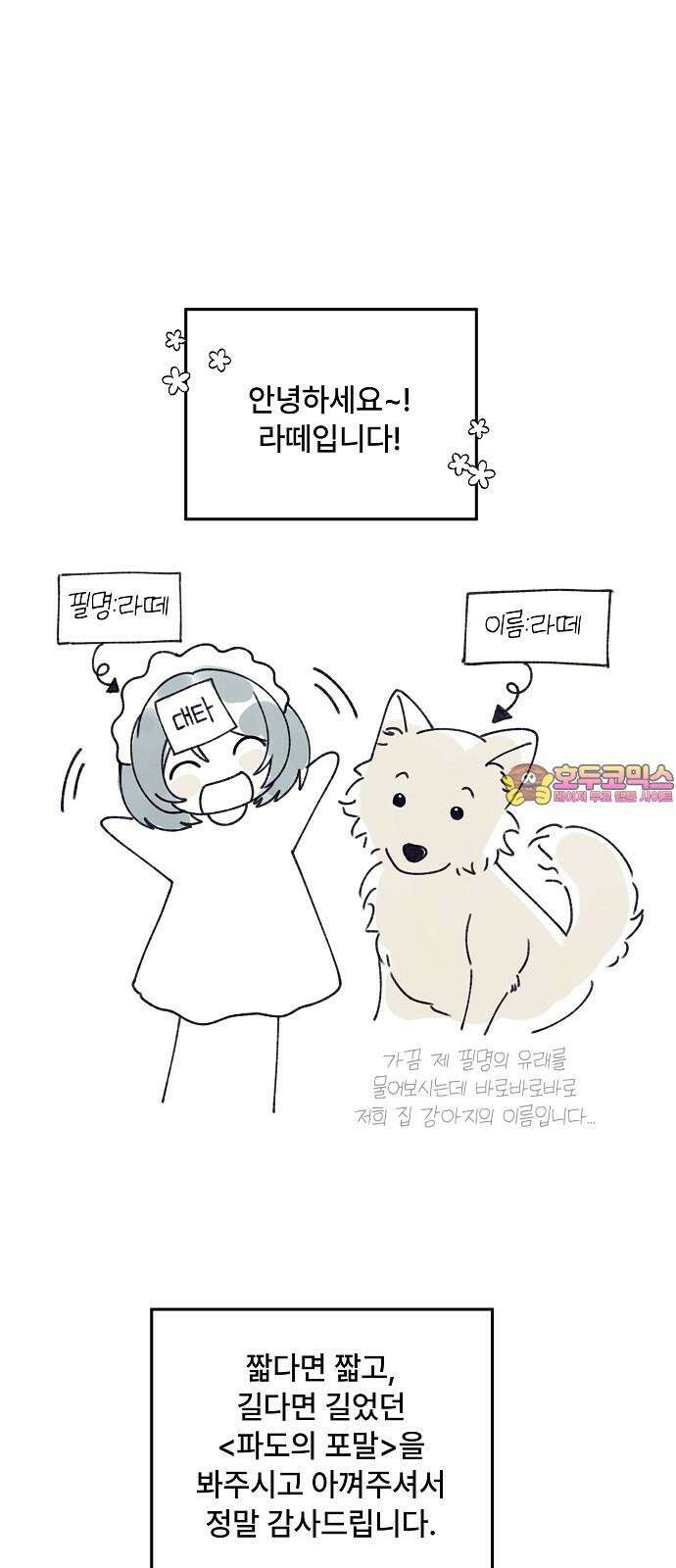 파도의 포말 후기 1