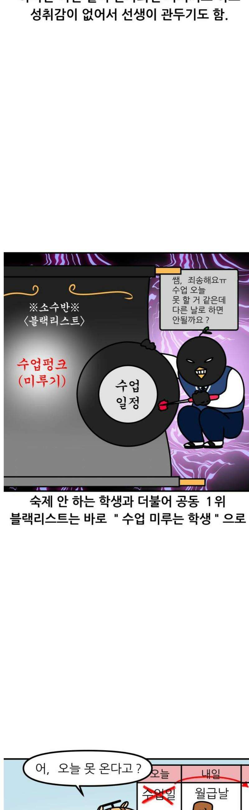 K학원 생존기 147화 - 학원 블랙리스트 (소수반ver) 9