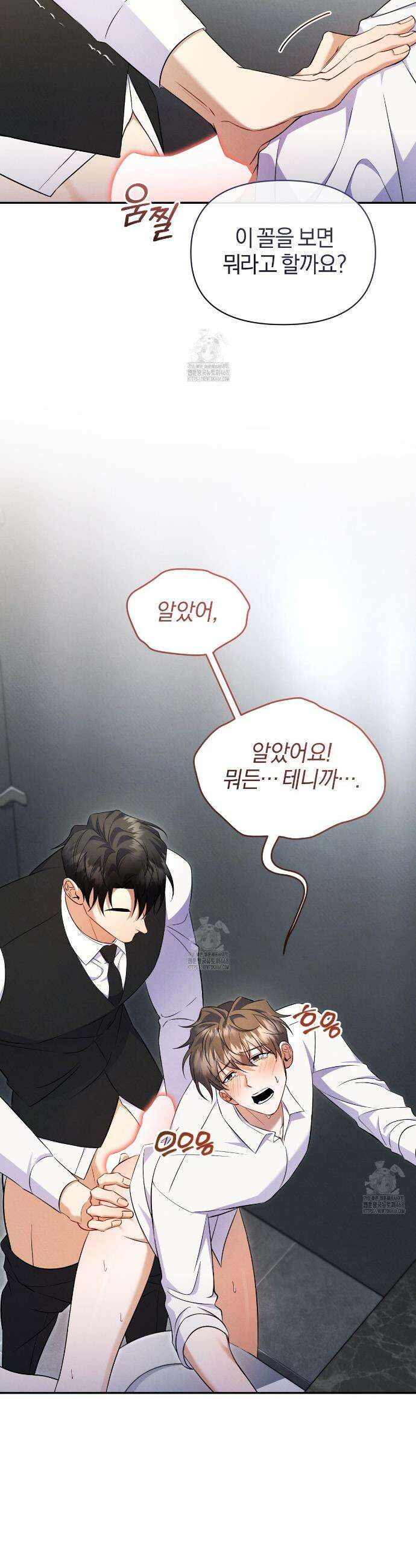 숨어 보는 BL 특강 : 상사의 비윤리적 리더십 ~곧추선 팀장님~ 3화 31