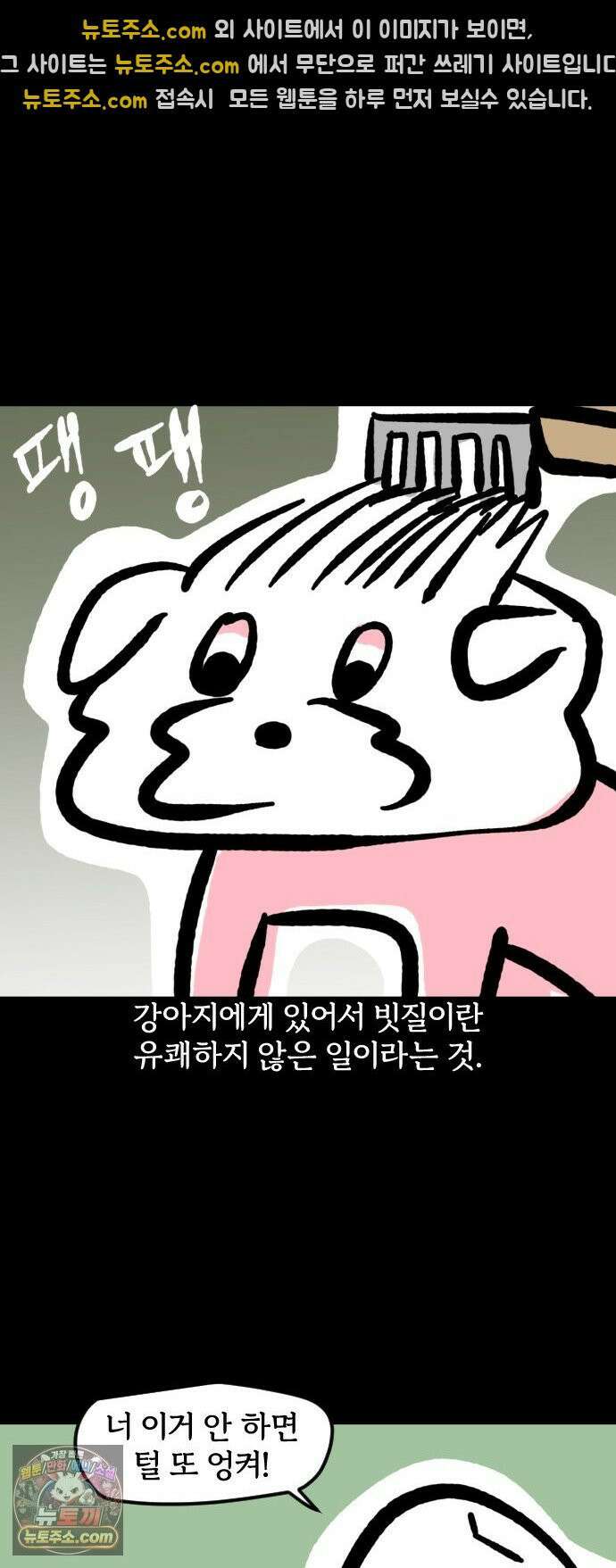 개집사 167화: 털 빗자! 11