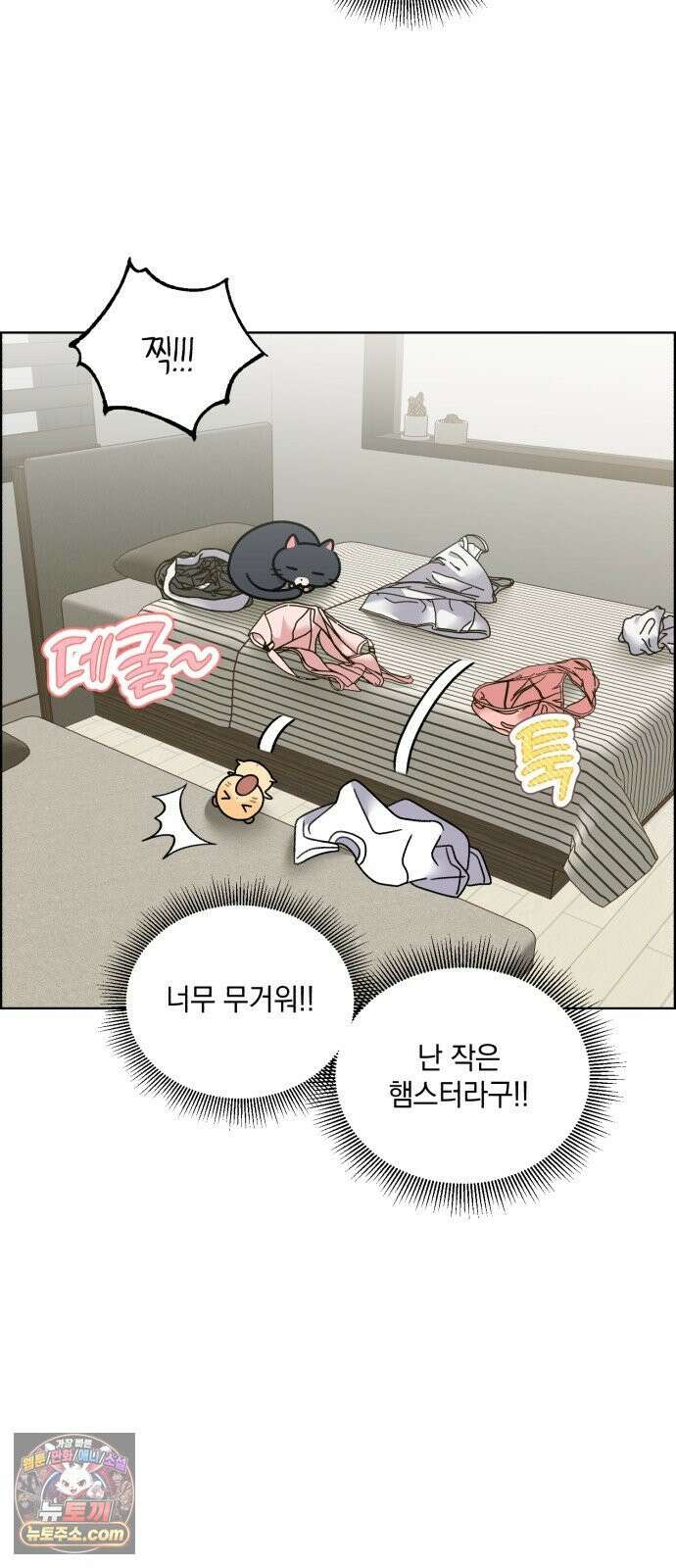 냥냥찍찍! 50화． 고양이 앞에 햄스터 15
