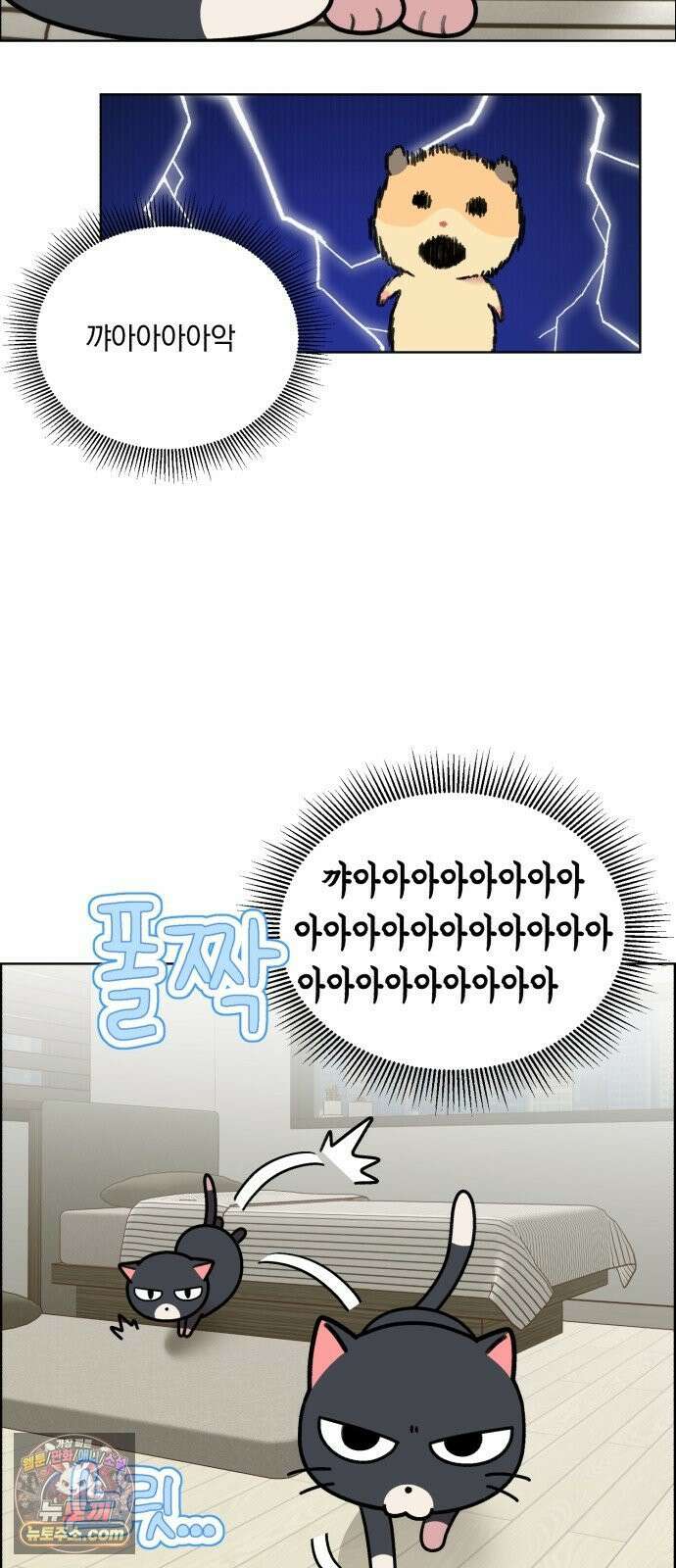 냥냥찍찍! 50화． 고양이 앞에 햄스터 21