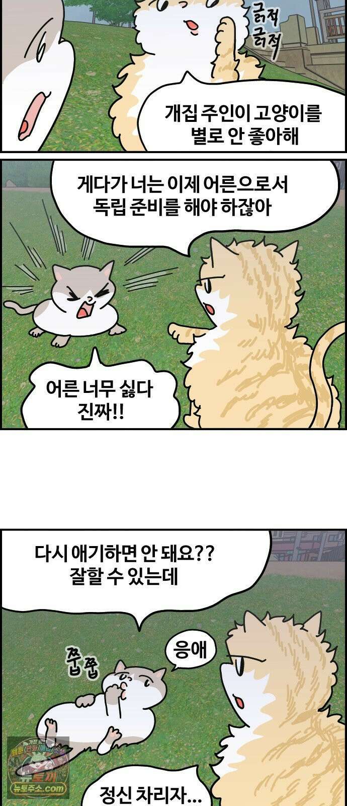 사회초년캣 6화 고민거리를 안고 서비스직으로 3