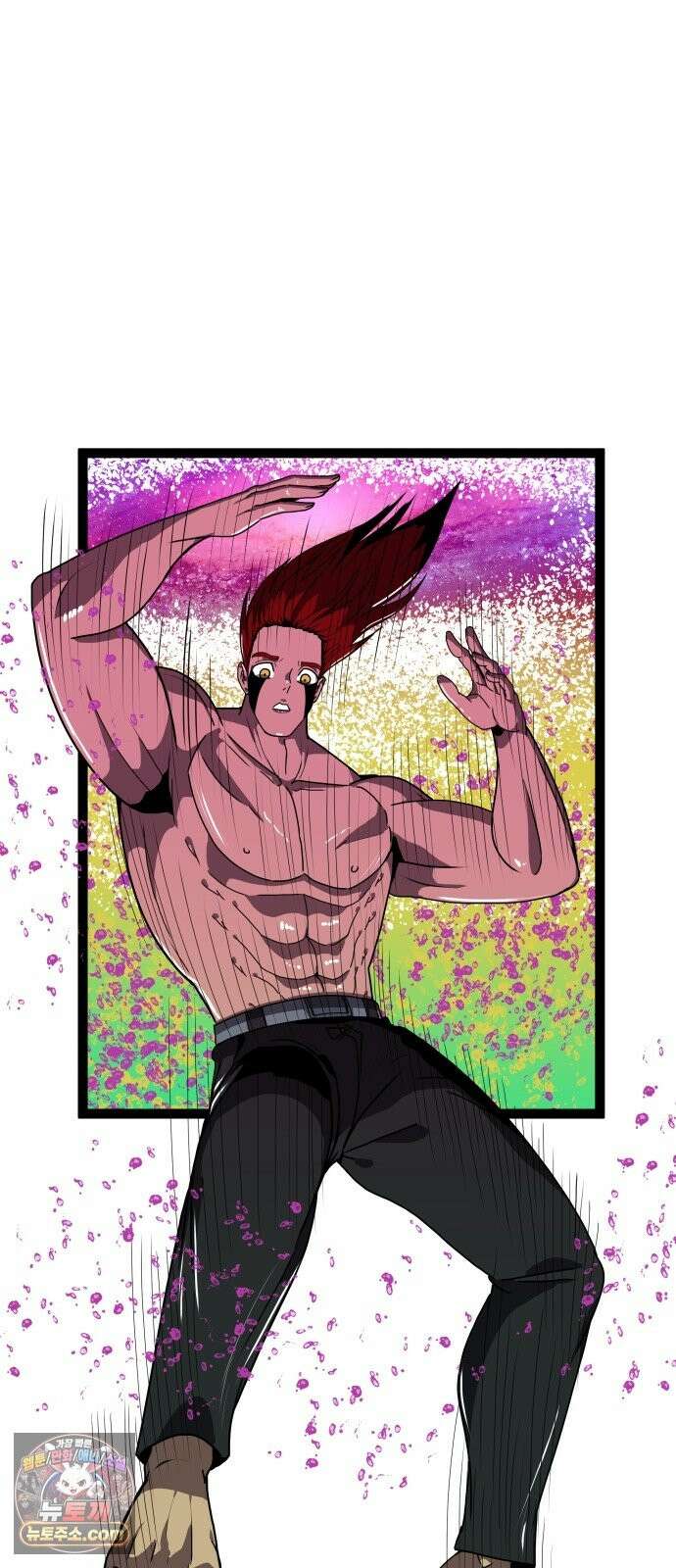 나태한 마왕은 신과 싸우기로 결심한다． 105화． 버뮤다에 갇힌 불의 신 (1) 19